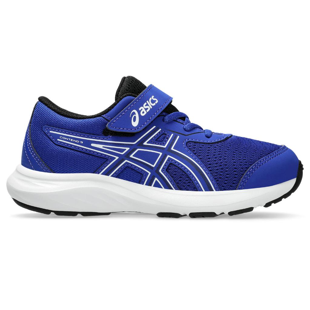 ASICS : CONTEND 9 PS KIDS RUNNING เด็ก รองเท้าวิ่ง ของแท้ TRUE BLUE/WHITE