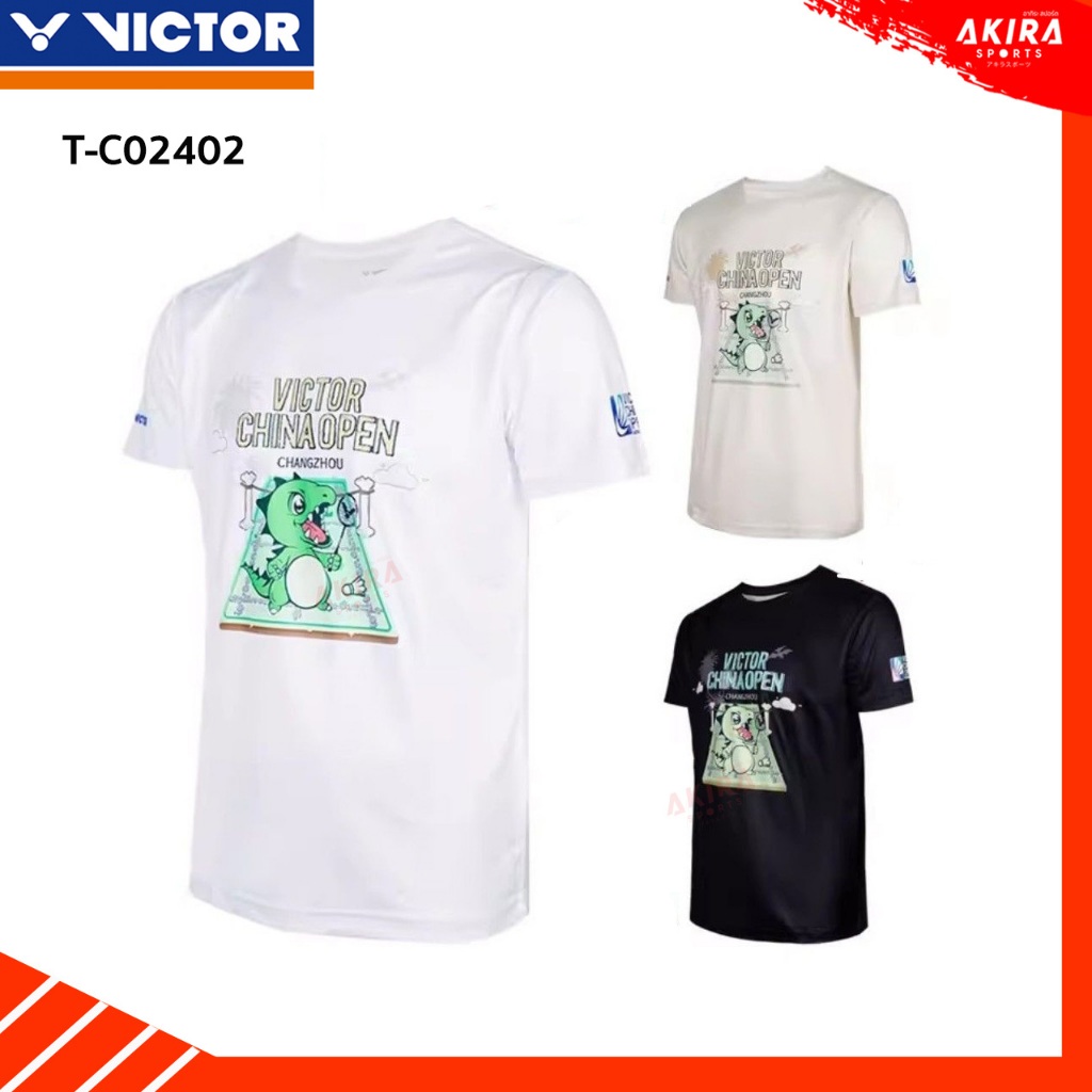 VICTORเสื้อกีฬาแขนสั้น T-C02402 China Open 2024 by Akira Badminton