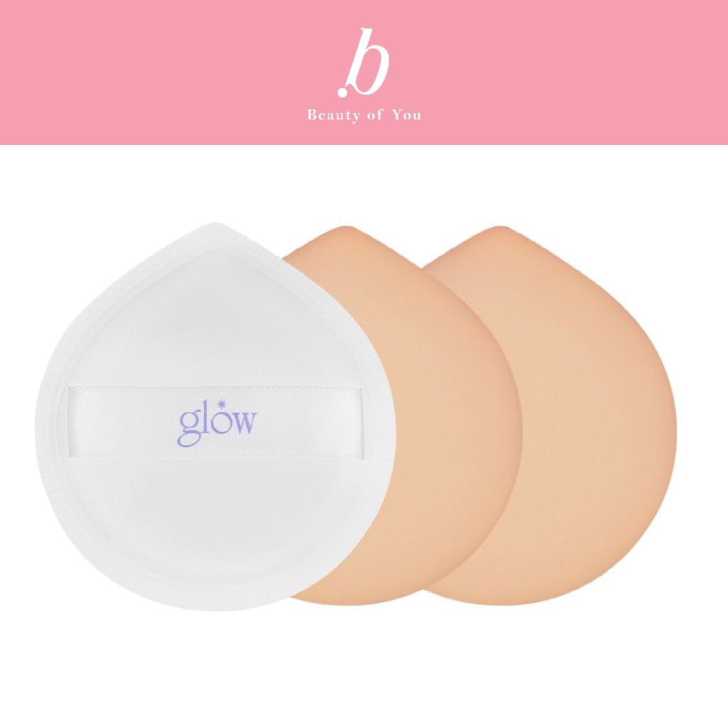 GLOW CLOUD SPONGE 3EA พัฟฟองน้ำสำหรับแต่งหน้า 3 ชิ้น [BEAUTY OF YOU]