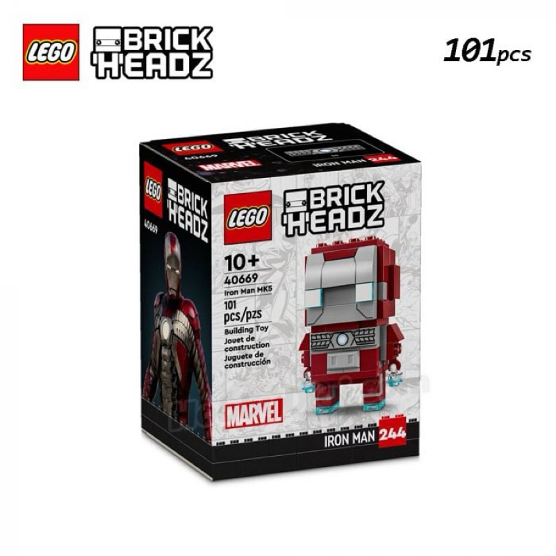Lego 40669 Brickheadz ironman MK5 มือหนึ่ง￼กล่องสวยของแท้ 100% พร้อมส่ง