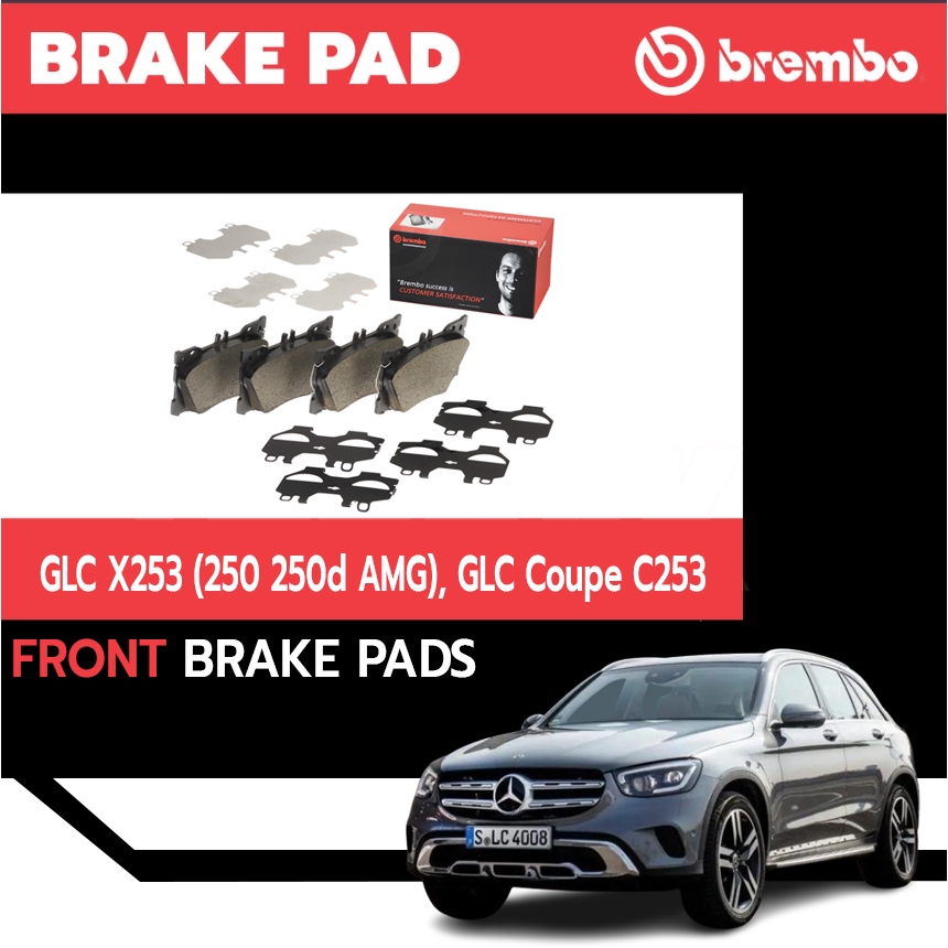 BREMBO ผ้าเบรคหน้า Mercedes-Benz GLC X253 (250 250d AMG),GLC Coupe C253 P50139 TNBRAKE