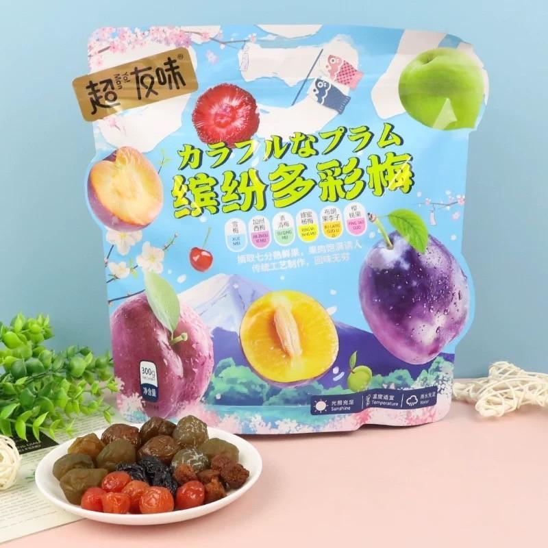 บ๊วยรวมรส 300กรัม มี 32 ชิ้น บ๊วยอบแห้ง