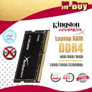 【 For Intel CPU Only】8GB/16GB Kingston Hyperx  Gaming RAM DDR4  2400/2666/3200MHZ RAM for Laptop