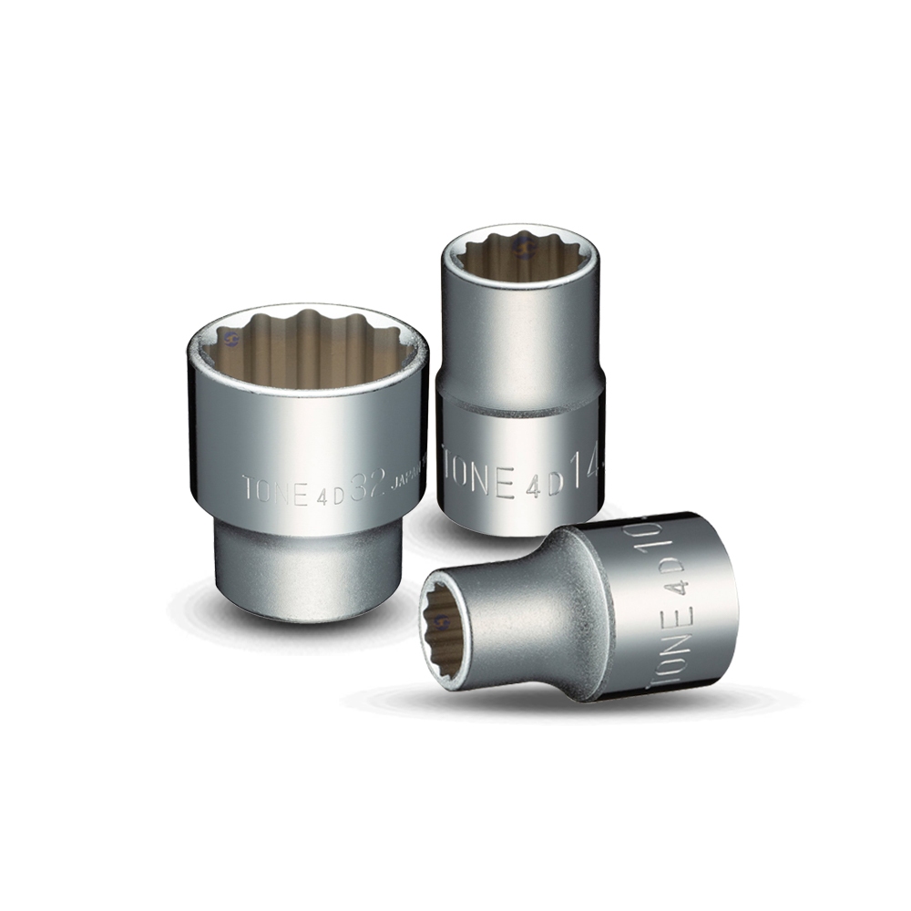 TONE ลูกบล็อก 12เหลี่ยมขนาด 1/2" รุ่น 4D - Socket 12Pt. 1/2" Model 4D
