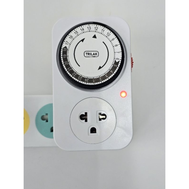 เครื่องตั้งเวลาเปิดปิดอัตโนมัติ 24ชม. รับกระแสไฟได้ 3600W ระบบอนาลอก รุ่น GMTO4A-TH