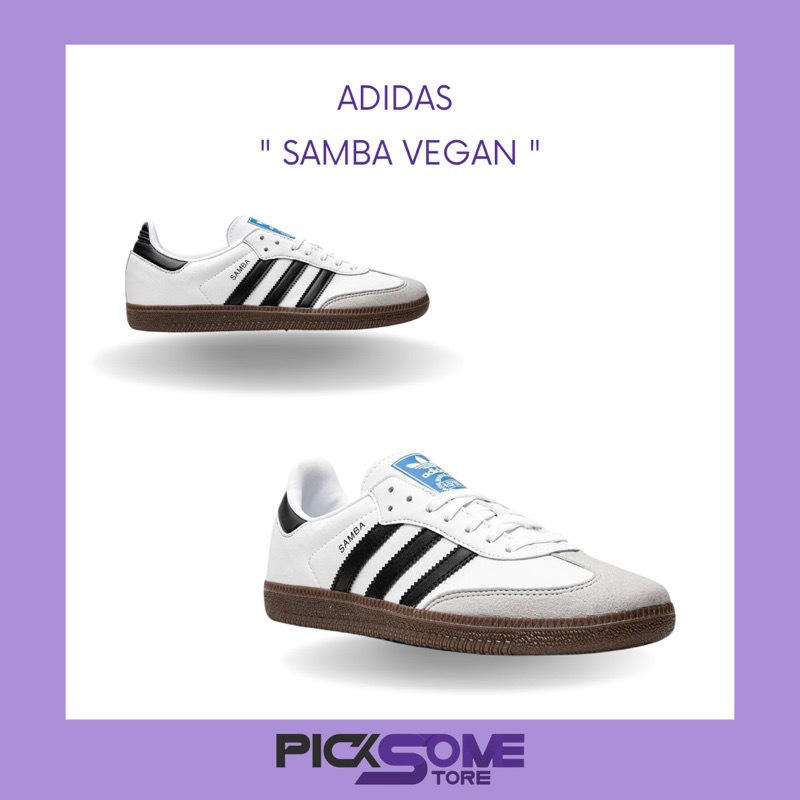 adidas originals SAMBA OG Low cut board shoes for both men and women Black, white, and gray