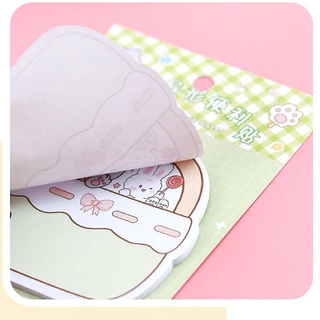 กระดาษโน๊ต ลายพิเศษ โพสติด post if สวย น่าสะสม แมว กระต่าย หมี diy ตกแต่ง โต๊ะทำงาน สมุด หนังสือ กระดาษโน้ต เกาหลี etax