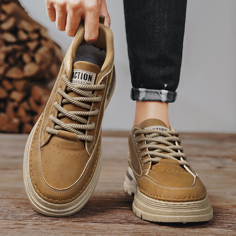 Casual Martin Shoe รองเท้าหนังกลับ รองเท้าผู้ชาย K8221