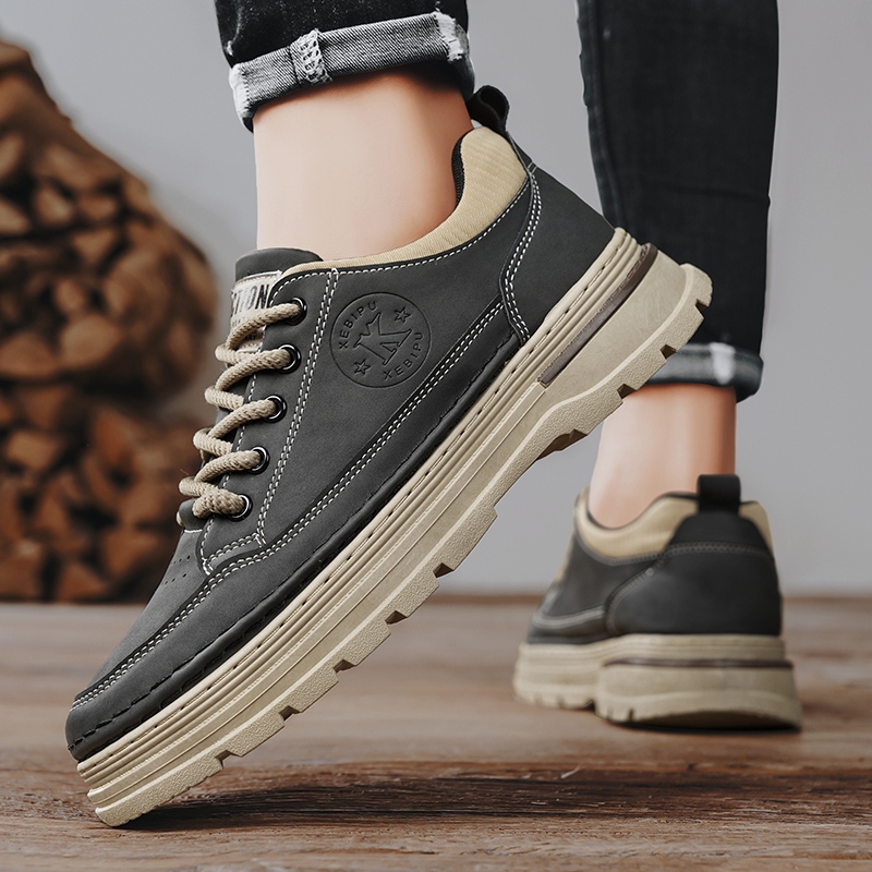 Casual Martin Shoe รองเท้าหนังกลับ รองเท้าผู้ชาย K8221