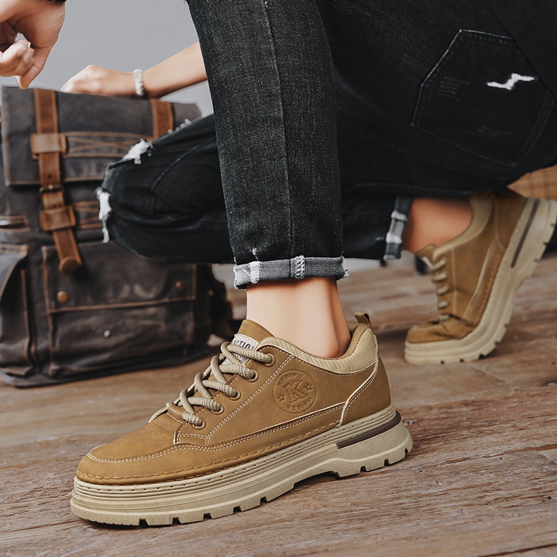 Casual Martin Shoe รองเท้าหนังกลับ รองเท้าผู้ชาย K8221