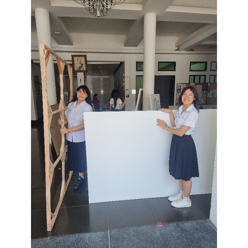 เฟรมผ้าใบ canvas 380 แกรมเคลือบมาแล้ว 4 ชั้น พร้อมใช้วาดภาพ 150x180cm1600บาท - รูปที่ 5