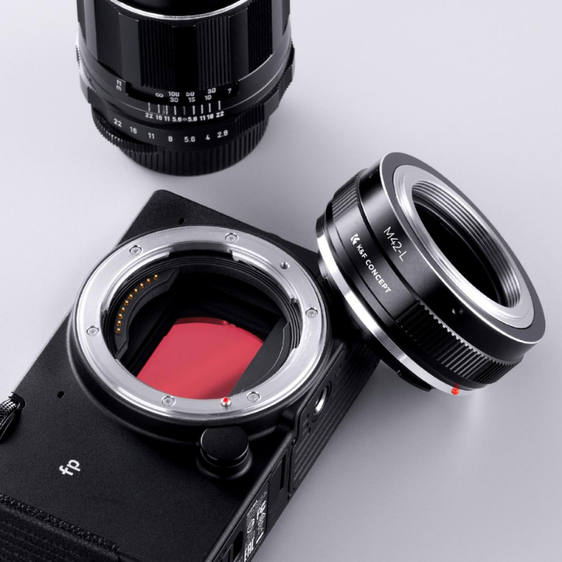 K&F M42-L Lens Adapter to Leica SL/T ,Sigma FP ,Panasonic S1 L-mount Camera (KF06.476)