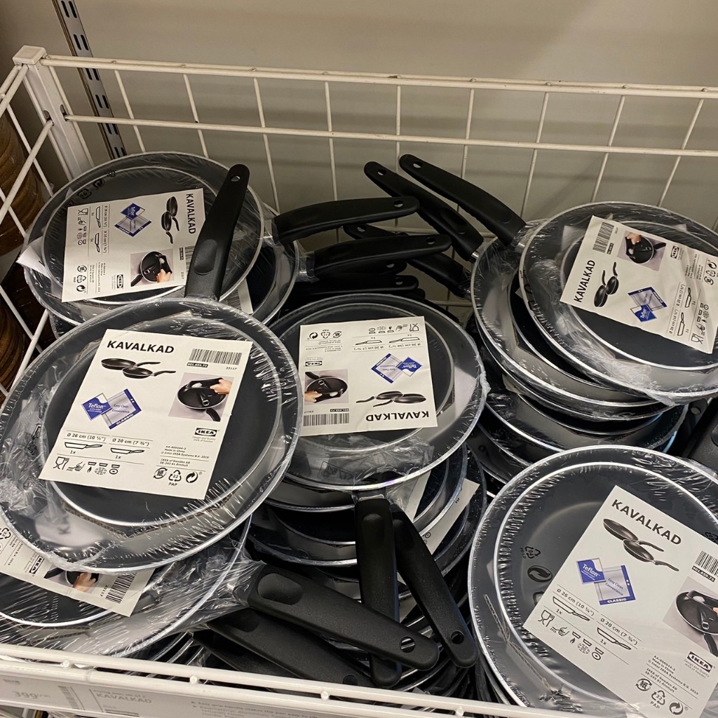 กระทะ อีเกีย กระทะเทฟล่อน มีหลายแบบให้เลือก  Pan IKEA