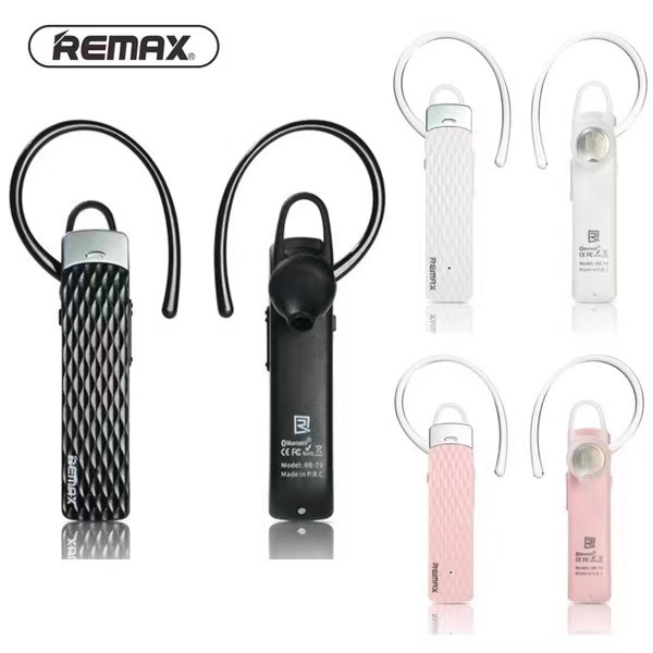 REMAX Bluetooth    HD Voice Small talk หูฟังไร้สาย สมอลทอร์ค บลูทูธ รุ่น RB-T9 สีดำ สีขาว