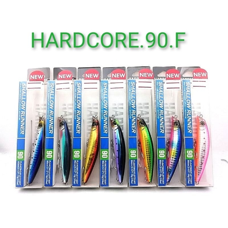 เหยื่อปลอม DUEL,,HARD, C0RE, SHALLOW, RUNNER, 90,MM