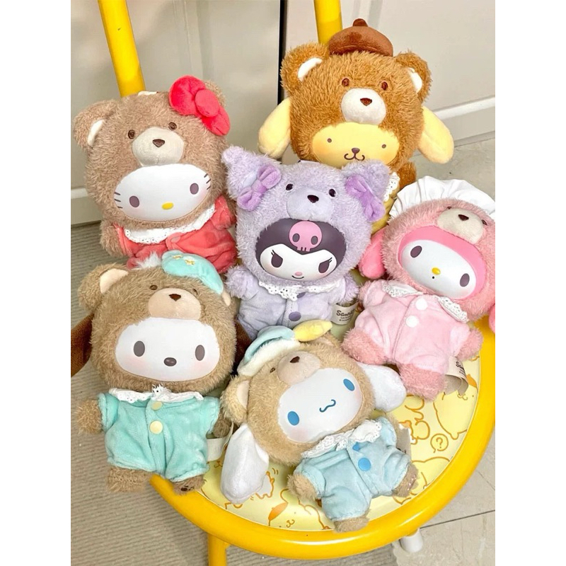 (ใช้โค้ด 30% ได้งับ) พร้อมส่งจากไทย น้อง Sanrio Characters Latte Baby x Toptoy แบบสุ่มตัว