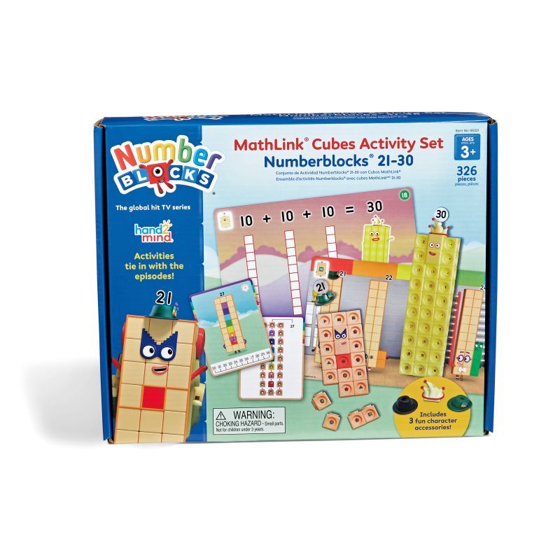 แบรนด์ hand2mind **ML Cubes Numberblocks® 21 - 30 Activity Set เหมาะสำหรับเด็กอายุ 3 ขวบ+