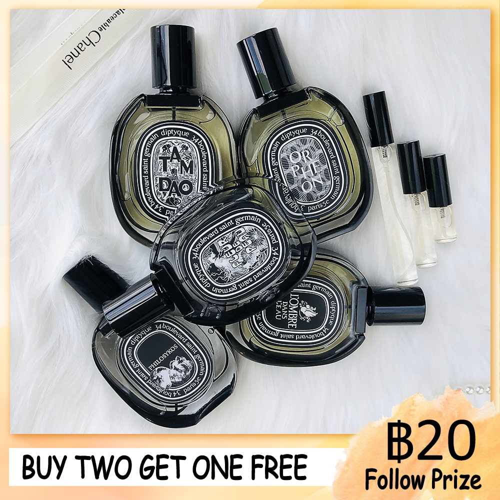 【ของแท้ น้ำหอม 】Diptyque Orphéon EDP & Fleur de Peau EDP & Tam Dao EDP 2ml/5ml/10ml น้ําหอมพกพา
