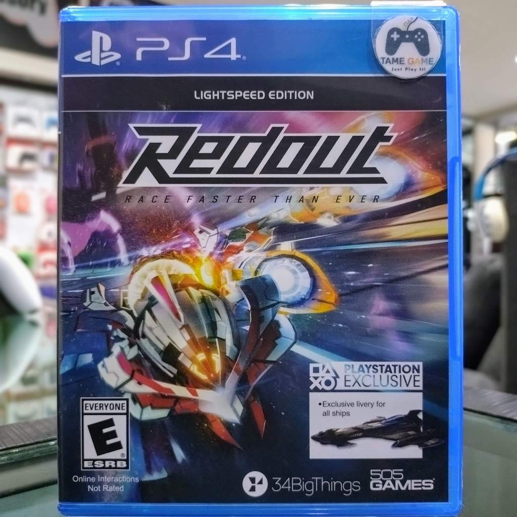(ภาษาอังกฤษ) มือ2 PS4 Redout LightSpeed Edition เกมPS4 แผ่นPS4 มือสอง (เล่นกับ PS5 ได้)