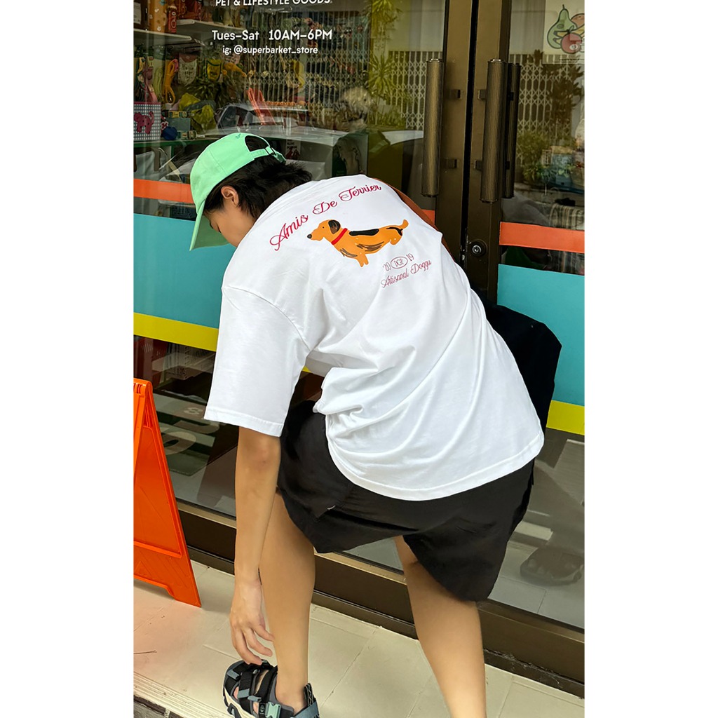 [พร้อมส่ง] DOGGU T-SHIRT AMIS DE TERRIER (UNISEX) - รูปที่ 2