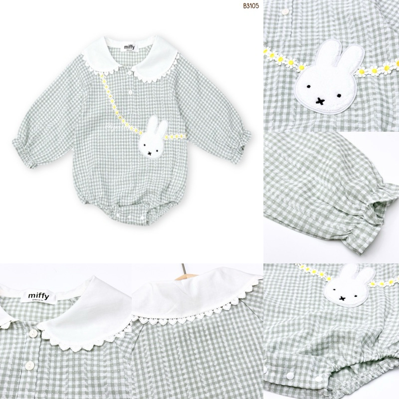 Miffy มาใหม่ เสื้อผ้าเด็ก ชุดเด็ก รอมเปอร์ จั๊มสูท สินค้าราคาถูก จัดส่งเร็ว