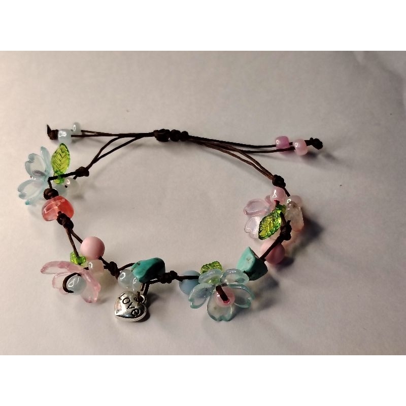 กำไลข้อมือเชือกเทียนDiy
