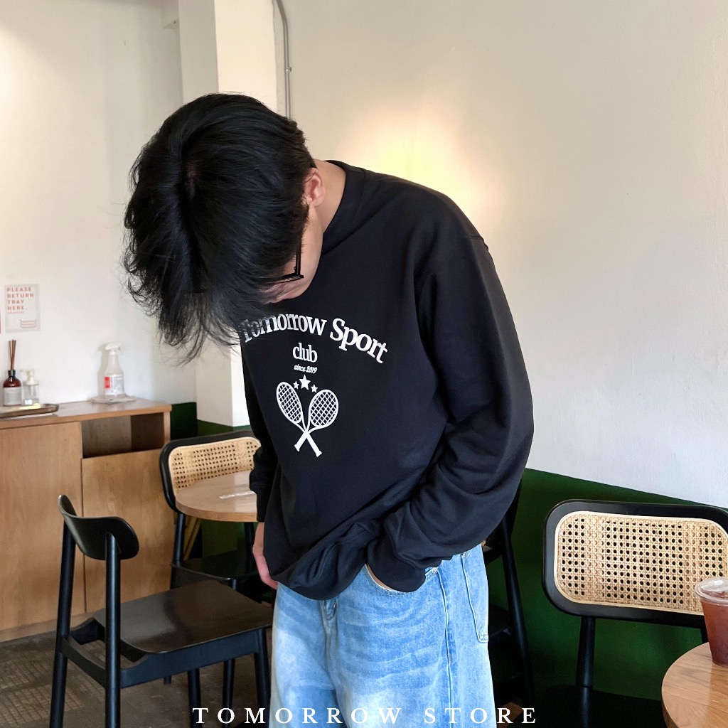 TOMORROW-เสื้อแขนยาว Sweater รุ่น T-5006  TOMORROW SPORT CLUB