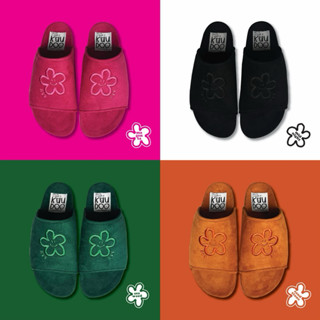 Preorder-KDO slippers-รองเท้าแตะปักลายดอกไม้
