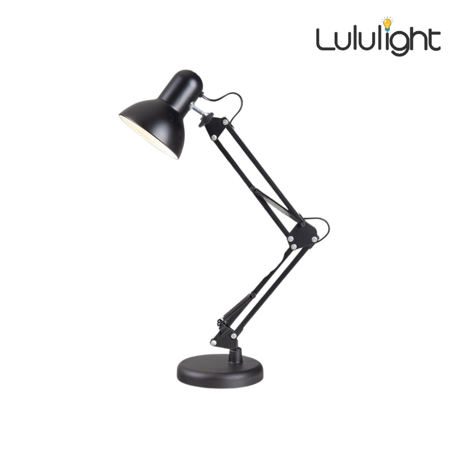 โคมไฟอ่านหนังสือ โคมไฟตั้งโต๊ะ Table Lamp ขั้วหลอดไฟ E27 ปรับระดับได้รอบทิศทาง lululight