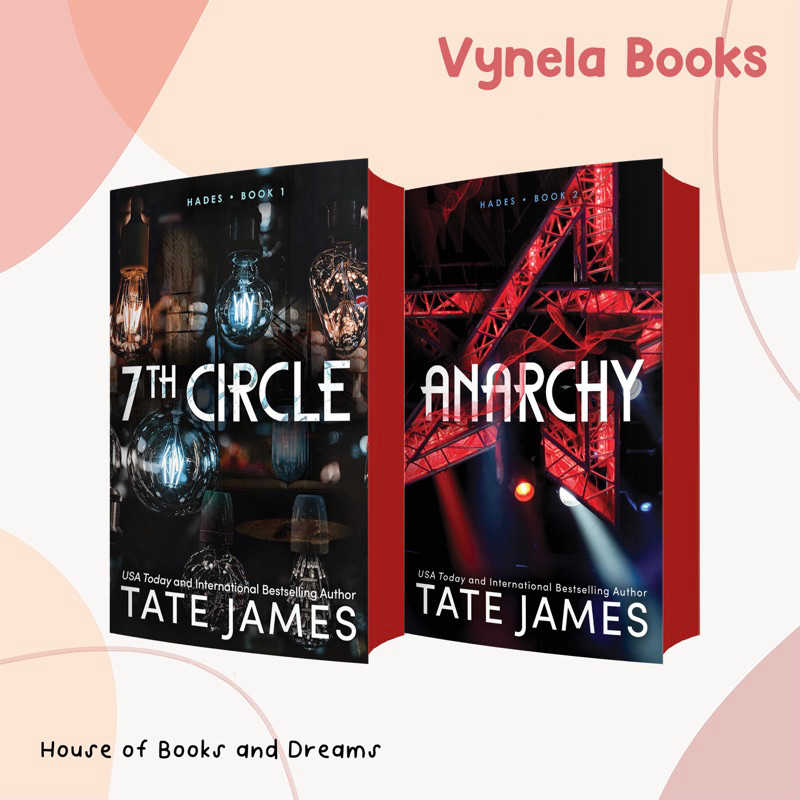 VYNELA (หนังสือภาษาอังกฤษ / SPRAYED EDGES) 7TH CIRCLE / ANARCHY (HADES #1-2) — TATE JAMES