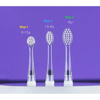 SOFT หัวแปรงสีฟันสำหรับแปรงสีฟัน Step1/ Step2/ Step3