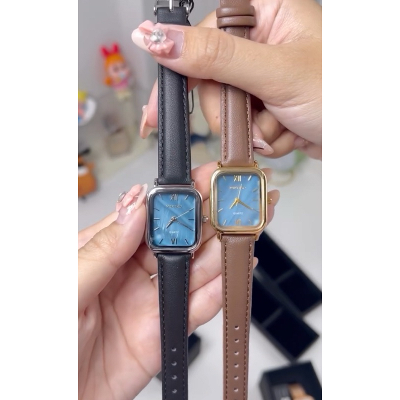 พรีออเดอร์ Rumtton รุ่น Harbor Leather Watch