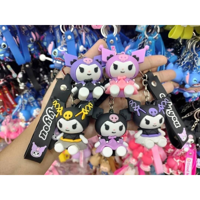 พวงกุญแจยาง15บาท ลายการ์ตูนน่ารักมาก ตัวใหญ่ แพค12ชิ้น(คละลาย)เฉลี่ยชิ้นละ15บาท ขนาด6cm