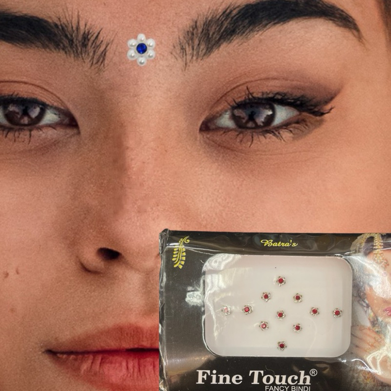 Bindi สำหรับติดหน้าผากเพิ่มความสวยงามแก่ใบหน้า ประดับคริสตัลสวยงาม