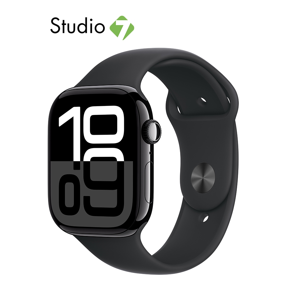 Apple Watch Series 10 GPS + Cellular 46mm Aluminium Case with Sport Band by Studio 7