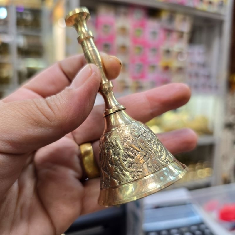 A&R Tewa Bucha กระดิ่งมีลาย-ขนาด3.25" No.1