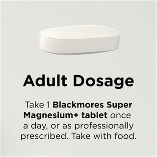 Blackmores Super Magnesium Plus 200 Tablets เสริมสร้างความแข็งแรงของกล้ามเนื้อ ลดอาการตะคริว ตึง