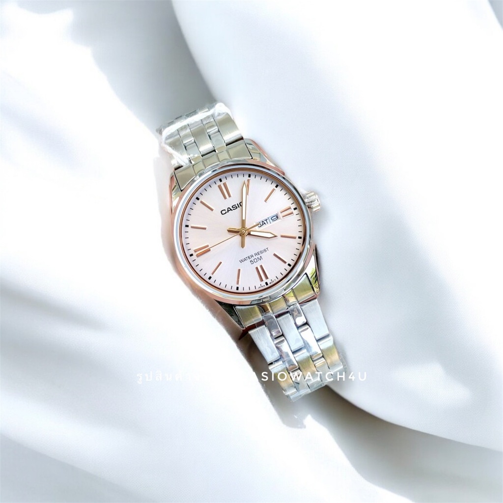 CASIO นาฬิกาข้อมือผู้หญิง ของแท้ CMG รุ่น LTP-1335D-4A / LTP-1335D ประกันศูนย์เซ็นทรัล 1 ปีเต็ม