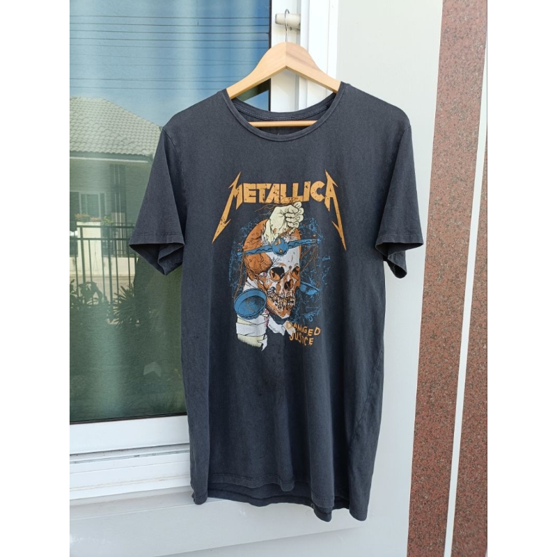 เสื้อวงมือสอง เสื้อวง Metallica size L มือ2