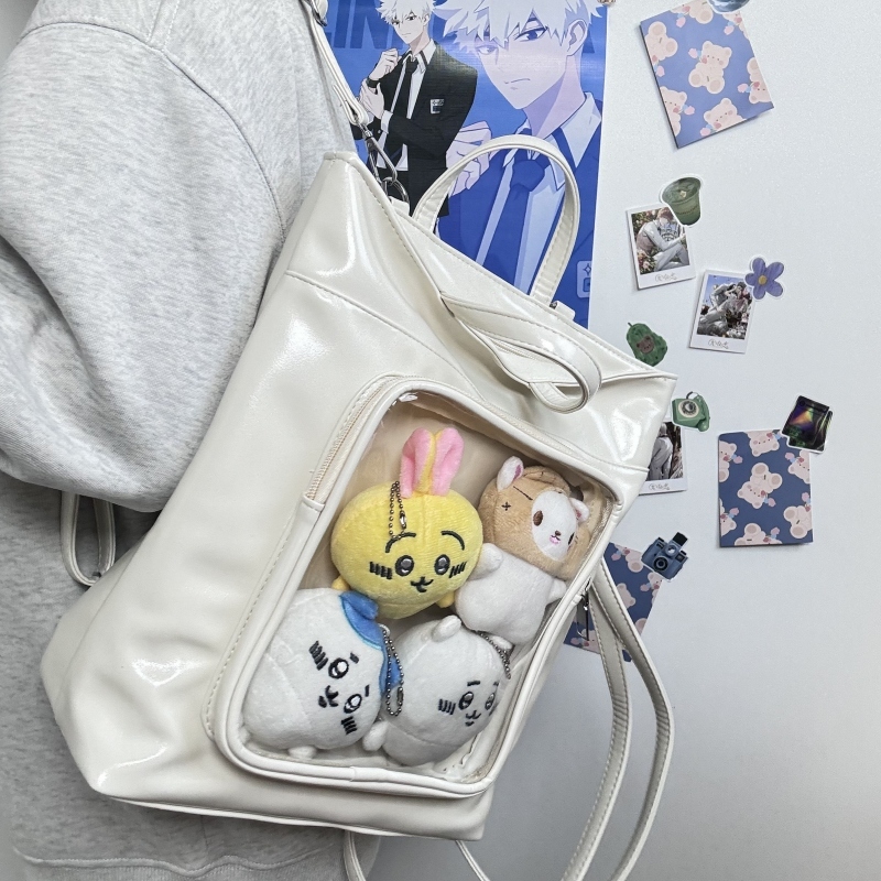 👜พร้อมส่ง😎 Funtory กระเป๋า Ita Bag หนังPU กระเป๋าถือ ไปคอน โชว์ตุ๊กตา กันน้ำ กันฝุ่น