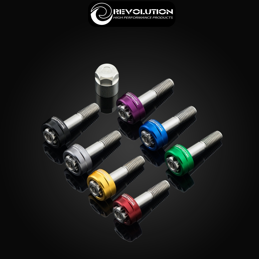 ชุดน็อตกันขโมย1ตัว M8x1.25x35mm. REVO GIORNO+/LEAD-125/CLICK125-160 ยึดโชคหลังหูล่าง (ใส่OHLINS ไม่ได้)