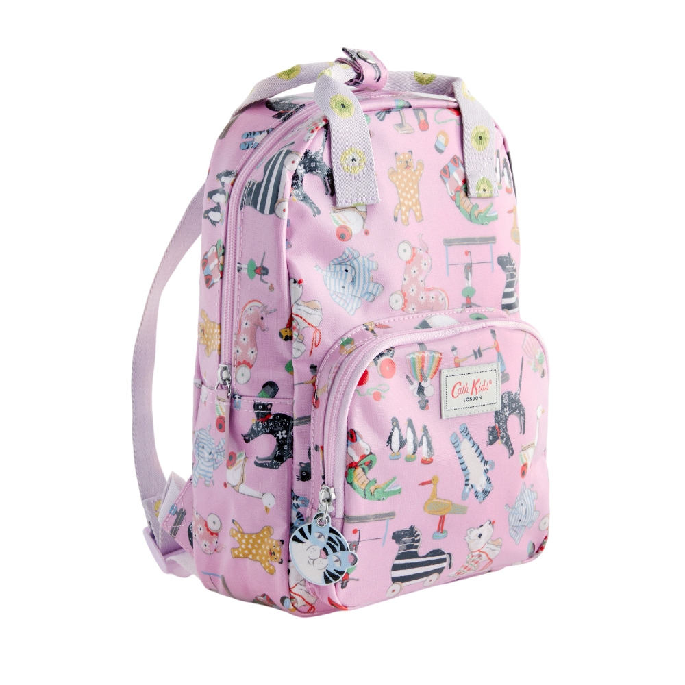 Cath Kidston Kids Girl Medium Backpack Toys Alive Pink