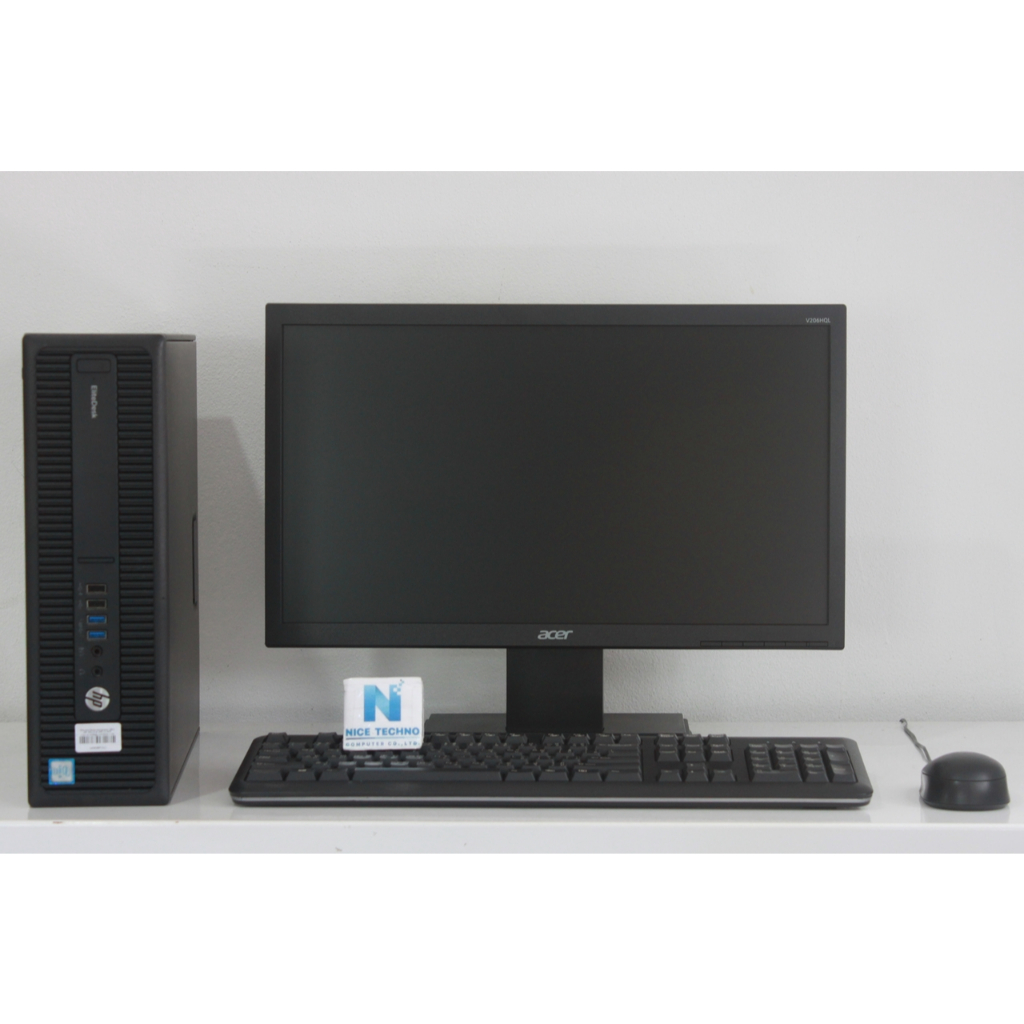 HP Elitedesk 800 G2 SFF / CPU Intel Core i5-6500 3.2 GHz / RAM DDR4 8 GB / HDD SATA 1 TB / จอ LED 20