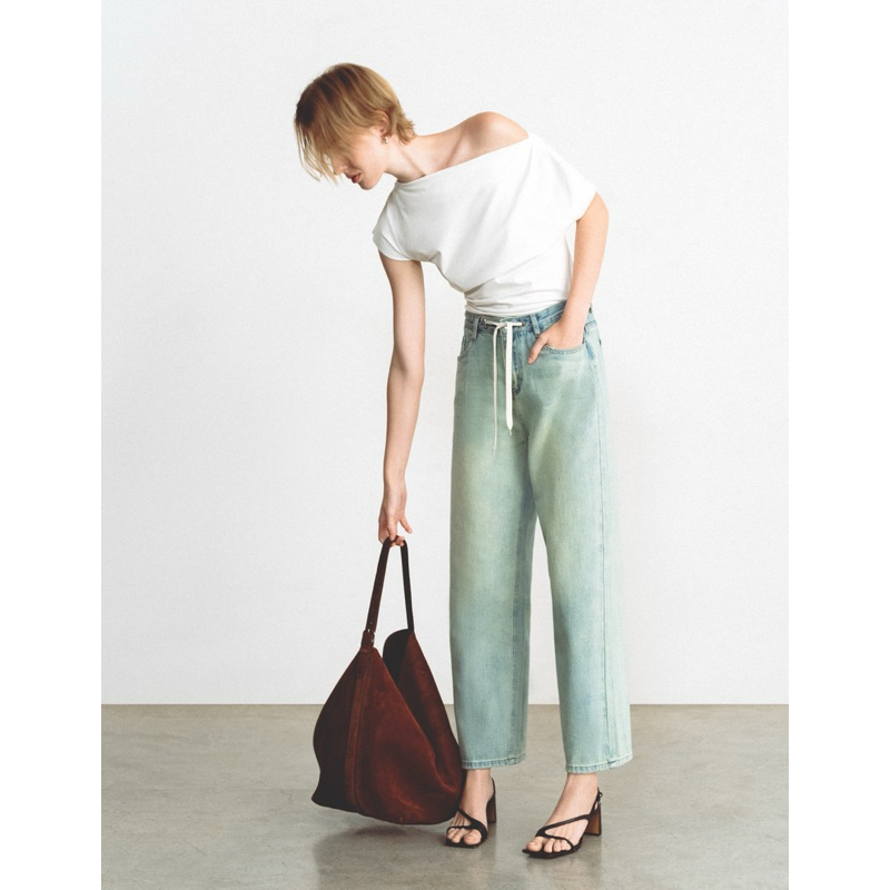 Aliotte - Eline Jeans(ยีนส์ขาตรง)