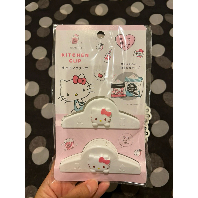Hello Kitty คลิปหนีบของ กระดาษ ซองขนม น่ารักมาก จากญี่ปุ่น