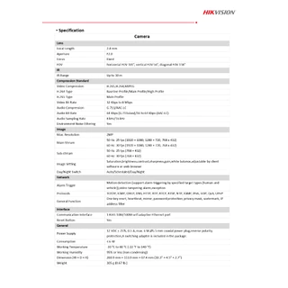 HIKVISION กล้องวงจรปิด Wi-Fi KIT NKS422W0H / NKS422W03H / NKS422WBH / NKS422WBPH - แบบเลือกซื้อ