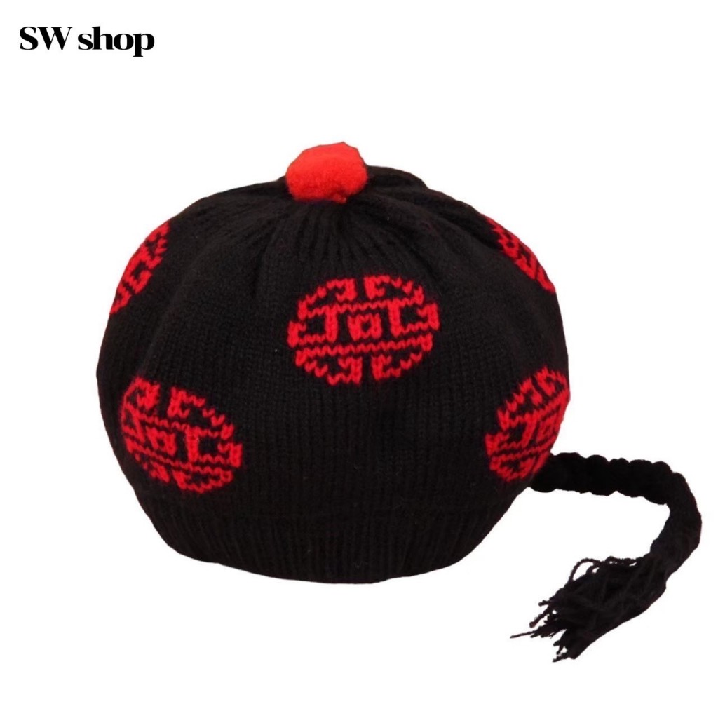 SW หมวกตรุษจีน หมวกเด็กเทศกาล ใส่ได้ทั้งผู้หญิงและชาย