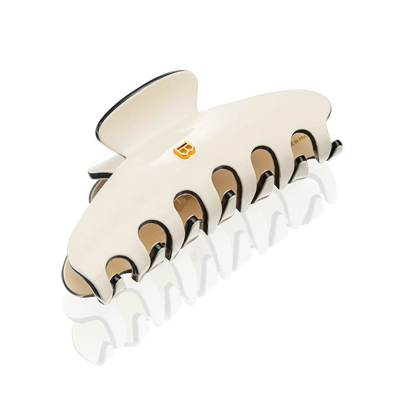 New!! Balmain Hair Couture 18K Large Cream Hair clip แท้💯%