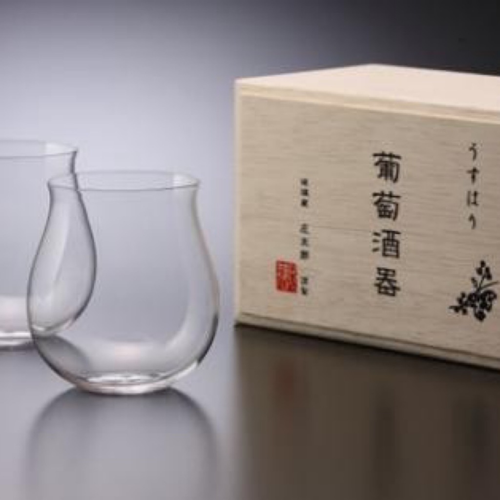 SHOTOKU Wine Glass Usuhari Glass 2-pcs