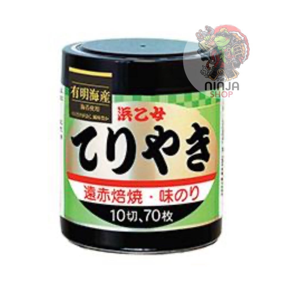 สาหร่ายญี่ปุ่น Teriyaki Nori Hamaotome แบบ 70 แผ่น หมดอายุ8/25 (4902915151708)